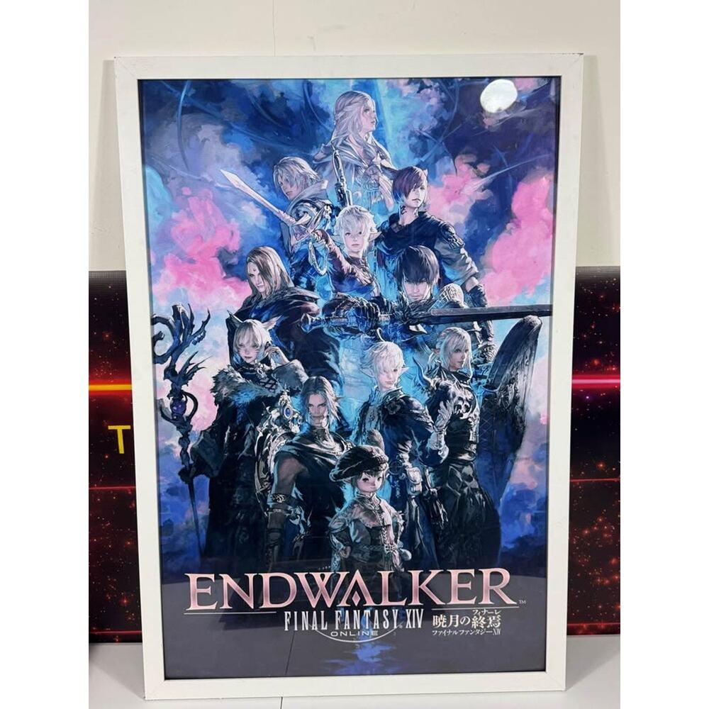 Final Fantasy XIV Endwalker Framed Poster / Wall Art 26x38 Large Gaming Decor